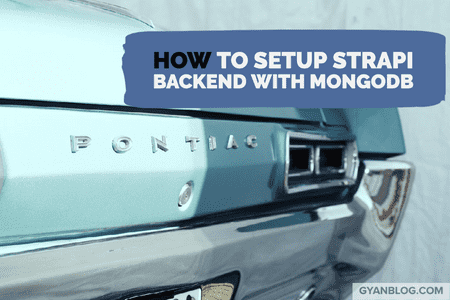 Tutorial - How to Setup Strapi Backend with Mongodb