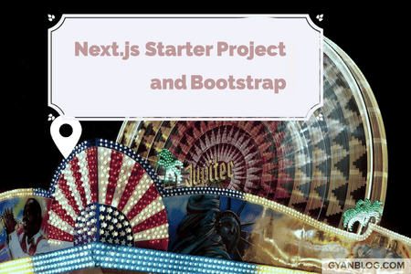 Next.js Bootstrap Starter - Nice Template Navbar Header and Few Pages