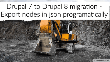 Drupal 7 - Code for Exporting all your content nodes in json files