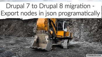 Drupal 7 - Code for Exporting all your content nodes in json files