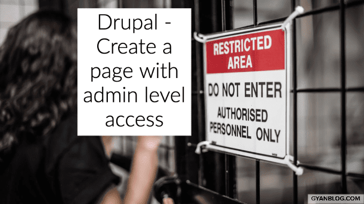 Drupal 8 - How to create a Page with admin access and create its menu entry in Reports (No Coding)