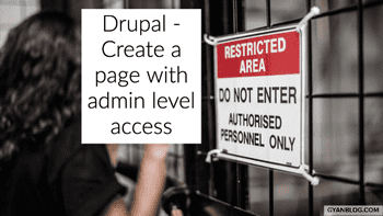 Drupal 8 - How to create a Page with admin access and create its menu entry in Reports (No Coding)