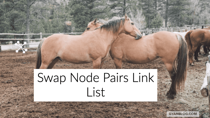 Swap Nodes Pairs in Link List - Leet Code Solution