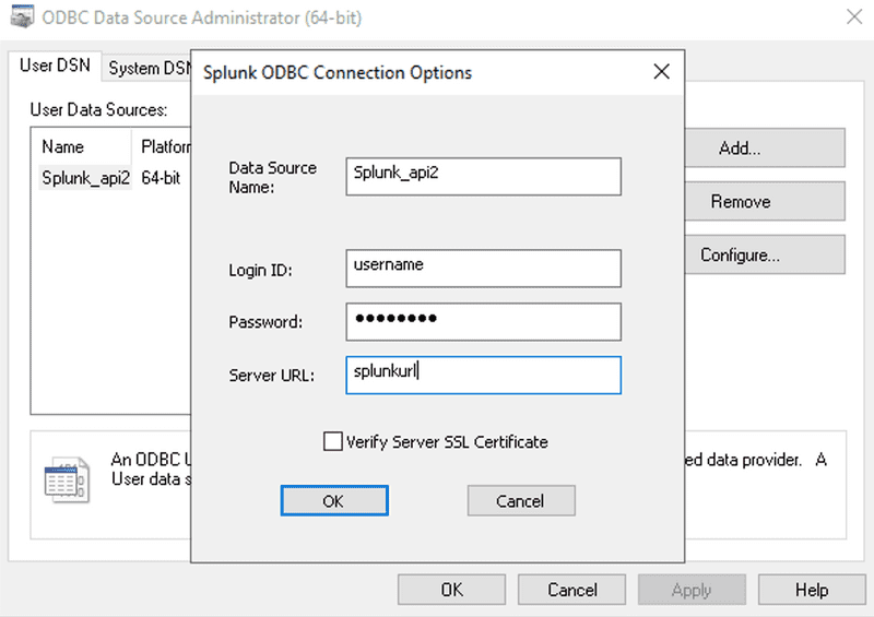 ODBC App connection
