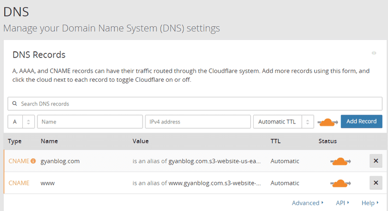 Static Website Hosting with AWS S3 and Cloudflare