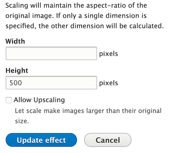 Drupal Image Style