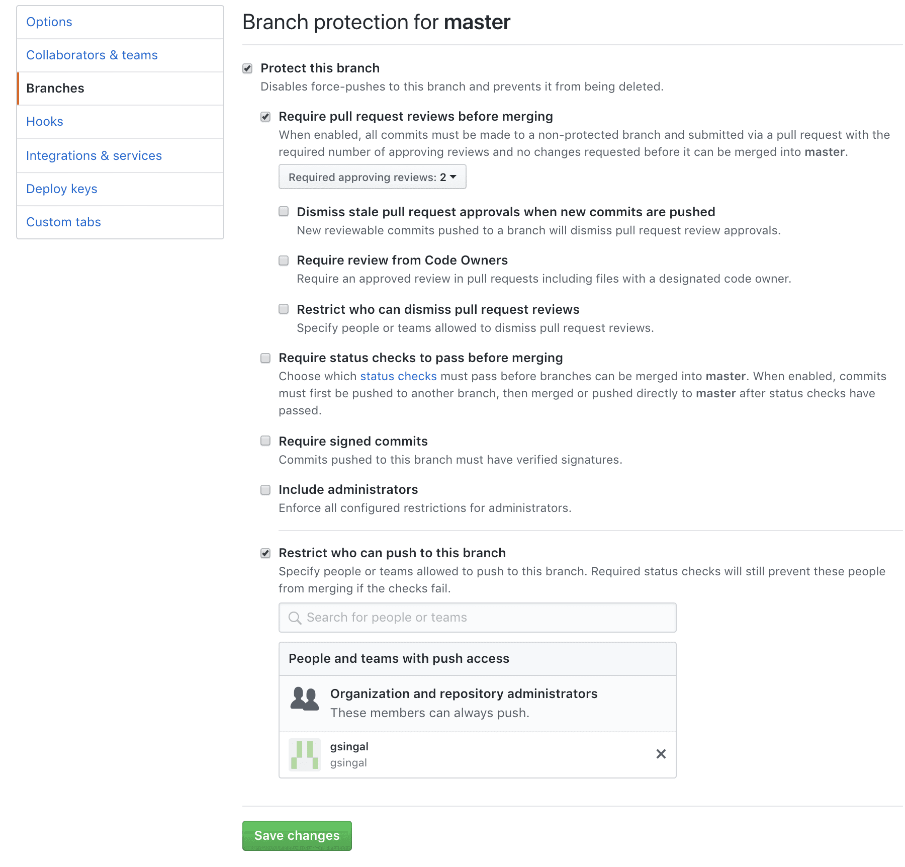 How to Protect Git branch and Enforce Restrictions GyanBlog